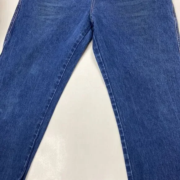 Vintage Unisex Classic Wrangler TM Jeans 32/33 Approximately No Label 🏷️ - Picture 15 of 16